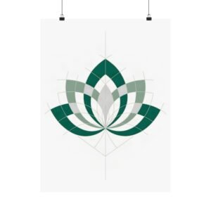 Lotus Geometry Art Print