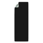 Contour Wave - printed yoga mat, back view