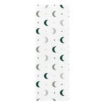 Crescent Rows - printed yoga mat, front view