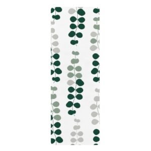 Eucalyptus Trail - printed yoga mat, front view