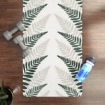 Fern Mirror - printed yoga mat, context view
