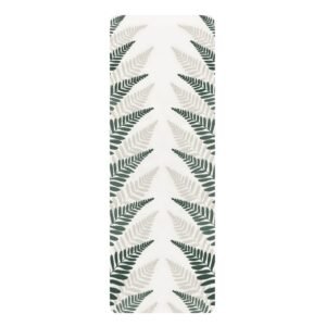Fern Mirror - printed yoga mat, front view