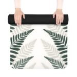 Fern Mirror - printed yoga mat, lifestyle view