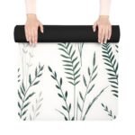 Meadow Line - printed yoga mat, lifestyle view