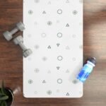 Quiet Grid Yoga Mat - context view