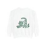 Stretching Cat Sweatshirt - back view