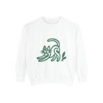 Stretching Cat Sweatshirt - front view